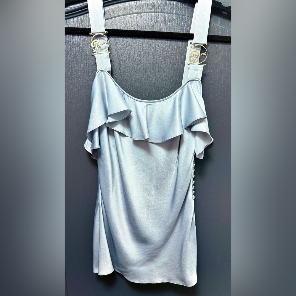 RARE DIOR SILK TOP -GALLIANO- SIZE 4